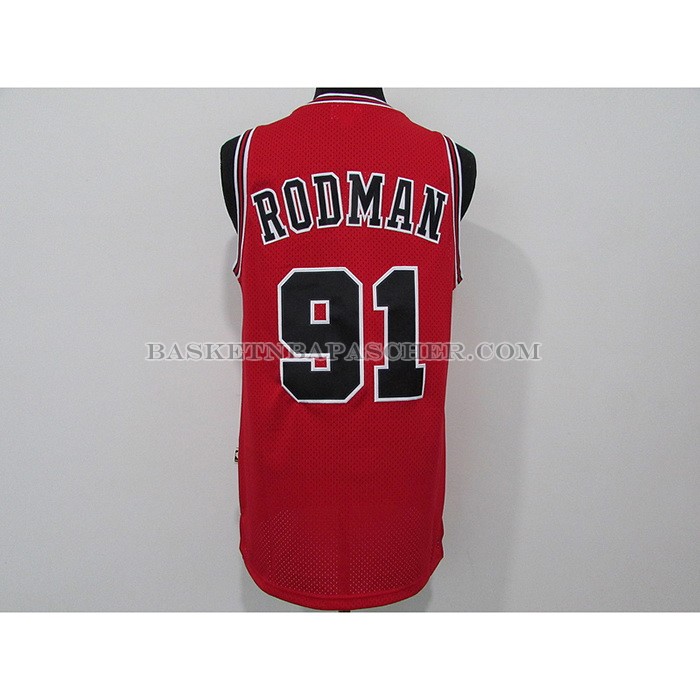 Maillot Chicago Bulls Dennis Rodman Mitchell & Ness 1997-98 Rouge